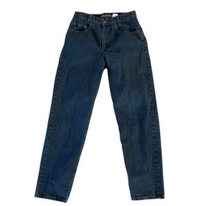Vintage Dark Wash High Rise Mom Jeans